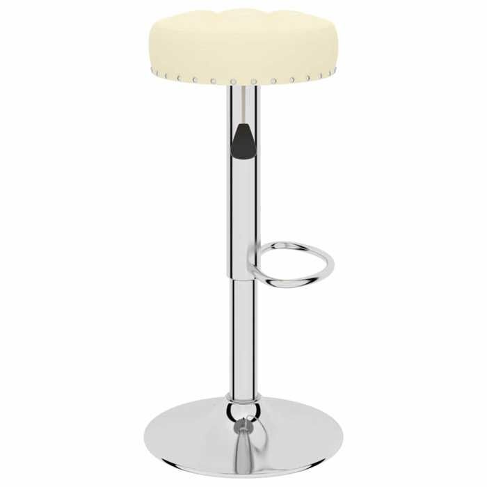 Magnifique Tabourets de bar - 2 pcs - crème tissu - design polyvalent - pour maison - Crème 9.7 kg 2026_266287