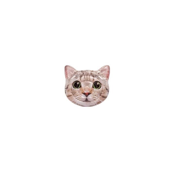 matelas gonflable - tête de chat - l 147 x l 135 cm 147 cm