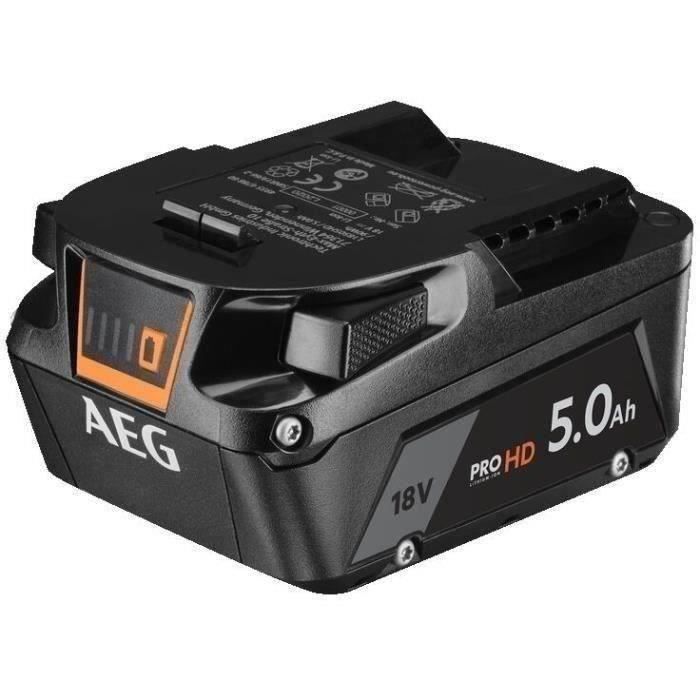 Batterie Pro lithium 18V 5,0 Ah - AEG POWERTOOLS - L1850SHD ...
