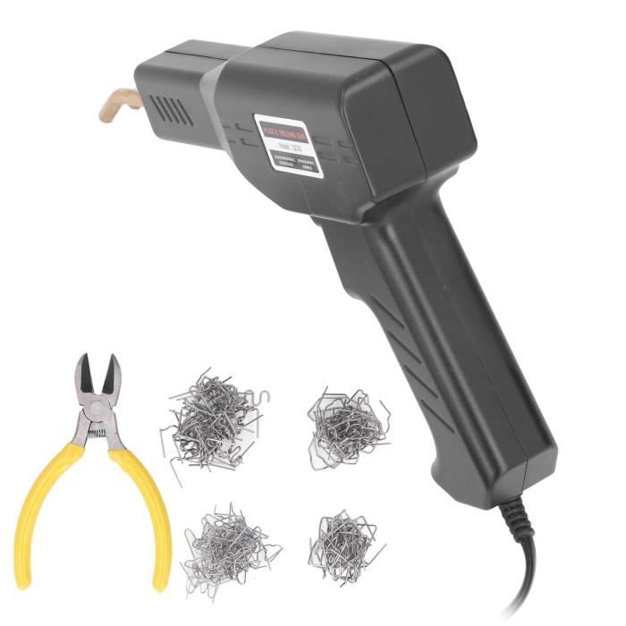 Pistolet à Souder Plastique 100W + 200 Agrafes - Réparation Pare-chocs Et Pièces Plastique