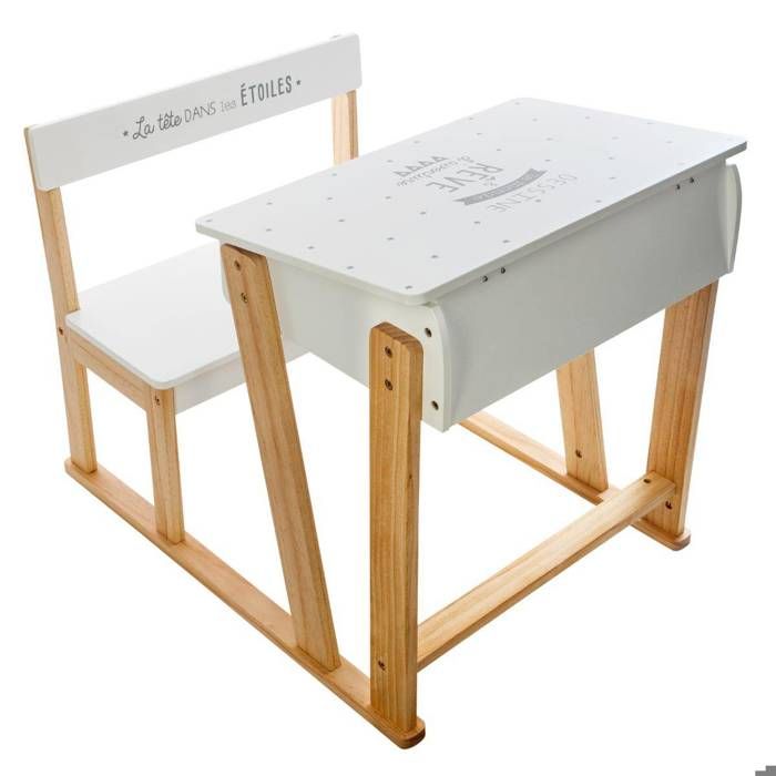 Bureau Bois Enfant Cdiscount