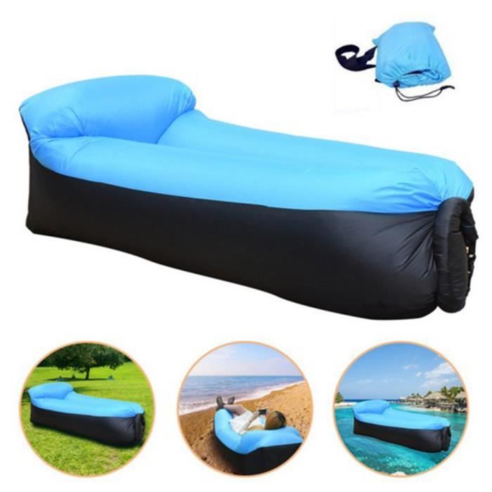 Hamac Gonflable - Canapé Portable Pliable - Imperméable - 2 Places - Résistant à lusure