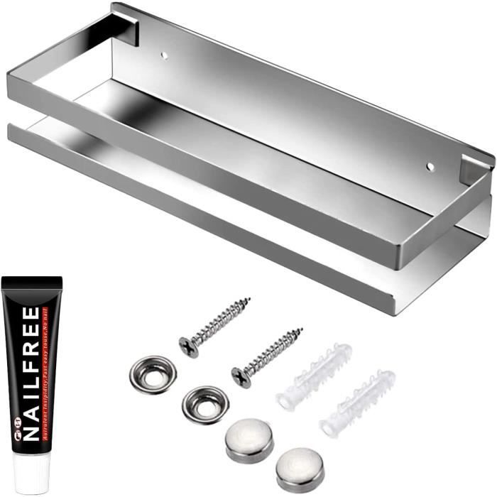 Étagère Murale Flottante En Métal À Rebord - Étagère Murale Pour Salle