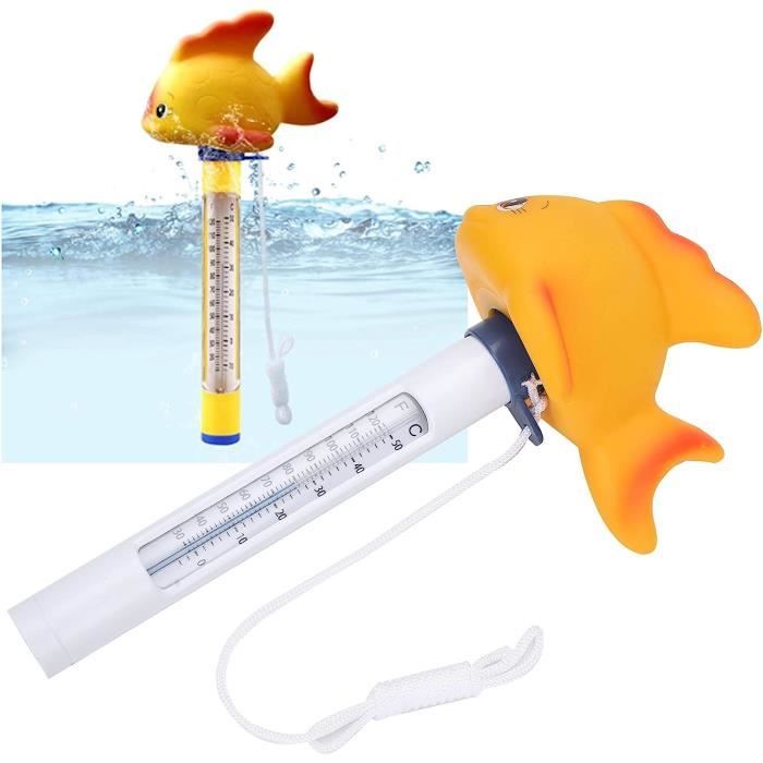 Thermomètre D'Eau Flottant, Thermomètre De Piscine, Pool Thermometre Flottant, Thermomètre À Eau