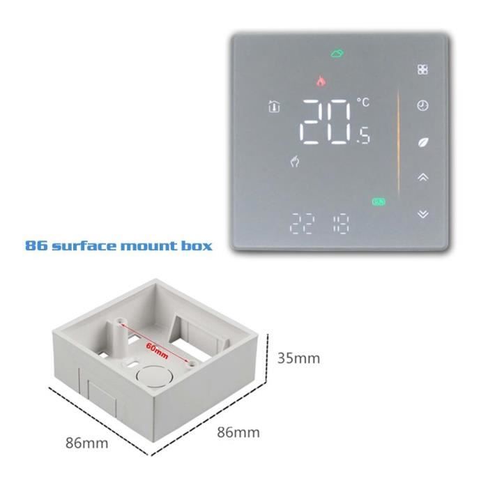 Capteur Température Humidité Tuya WiFi - Sonde Étanche Externe - Écran LCD - Pour Frigo, Serre, Aquarium