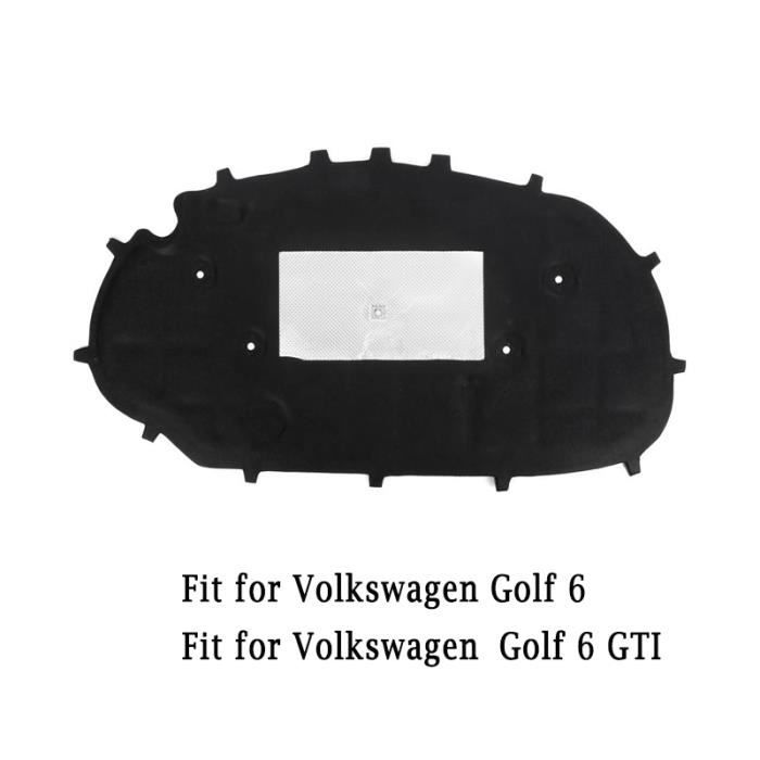 Pour Golf 6 - Juste Insonorisante en Coton pour Volkswagen Golf 6-Golf 7, Capot Avant, Coussin d'Isolation Th