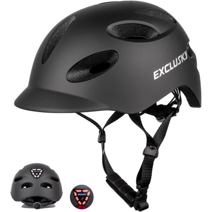 Casque De Vélo Magnétique Avec Visière De Protection Et Lunettes Pour
