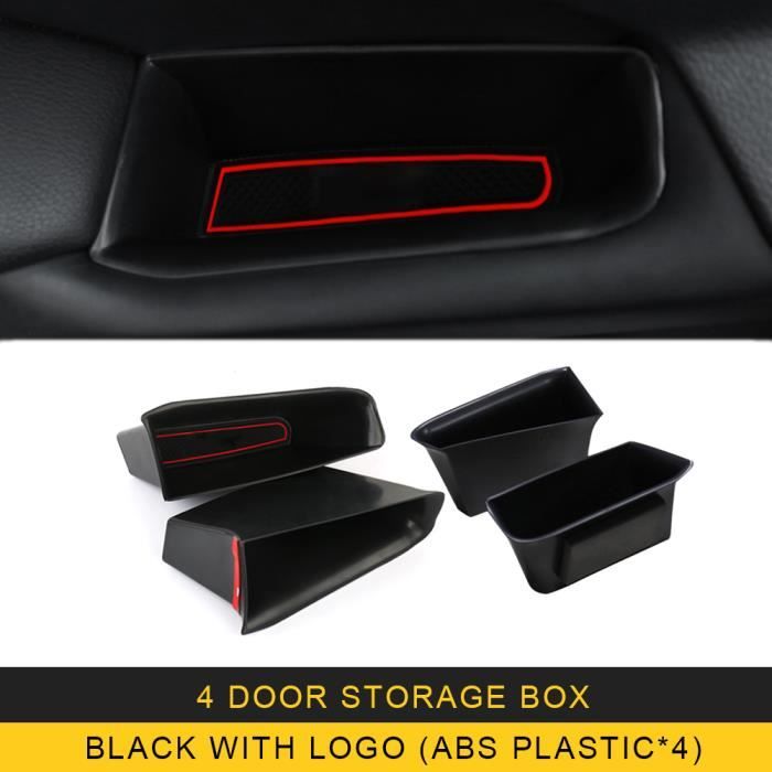 Boîte De Rangement Pour Accoudoir Tiguan 1 (2007-2015) - Organisateur Console Centrale Noir ABS