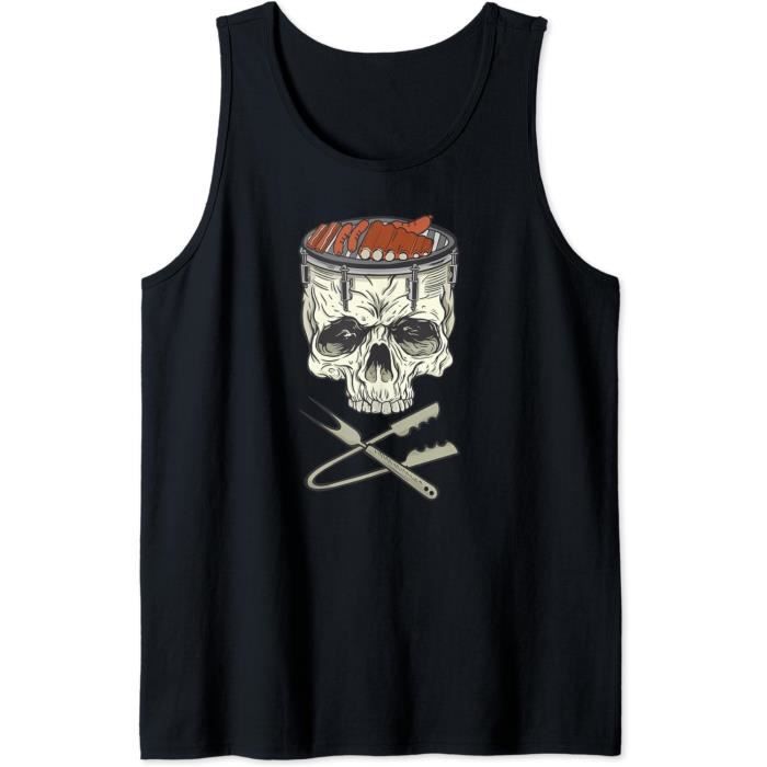 Heavy Metal Et Barbecue Hard Rock Biker Bbq Rockabilly T-Shirt[W3562 Heavy Metal Et Barbecue Hard Rock Biker Bbq Rockabilly T-Shirt[W3562