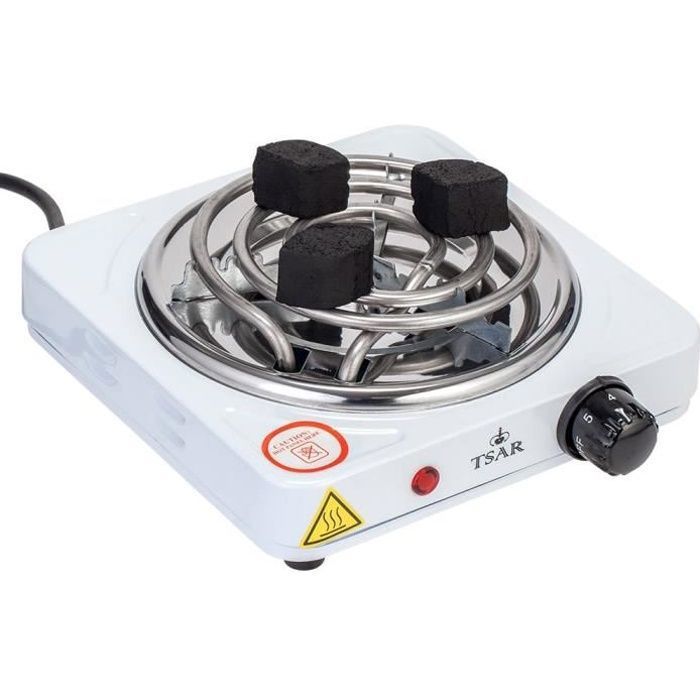 Allume Charbon Électrique Plaque Chauffante Cuisinière 1000 W Chicha Narguilé