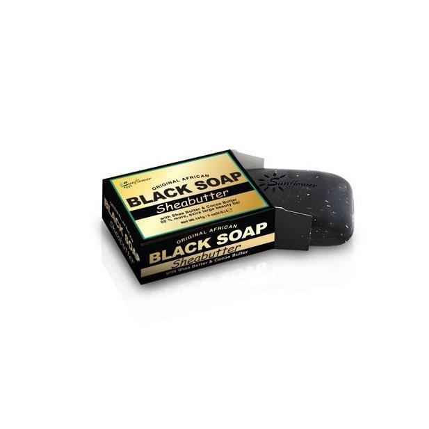 Sunflower Savon Noir Au Beurre De Karite Et Beurre De Cacao Cdiscount Puericulture Eveil Bebe