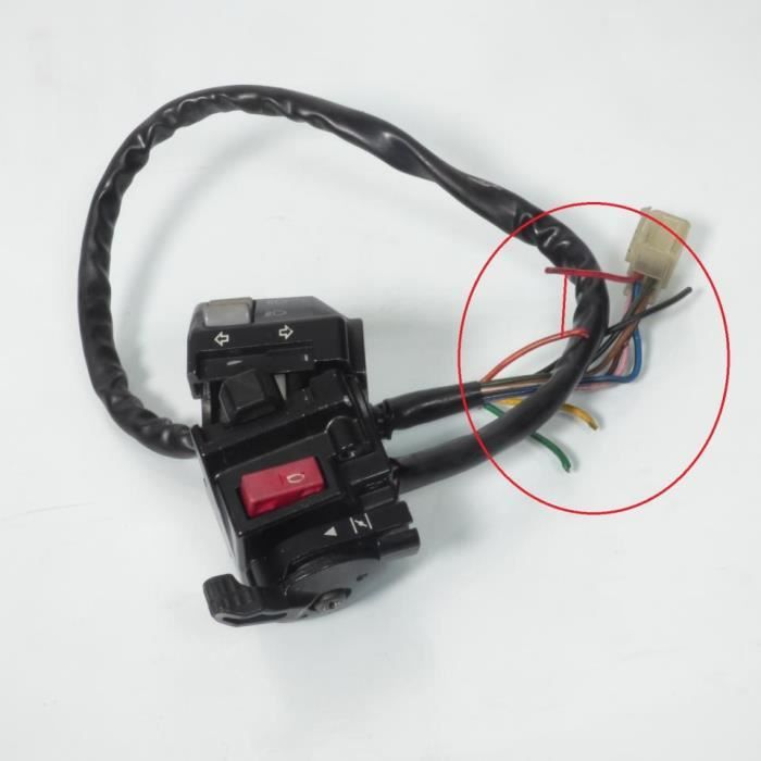 Commodo Gauche Pour Yamaha XV 750 Virago - Pièce D'occasion, état Correct