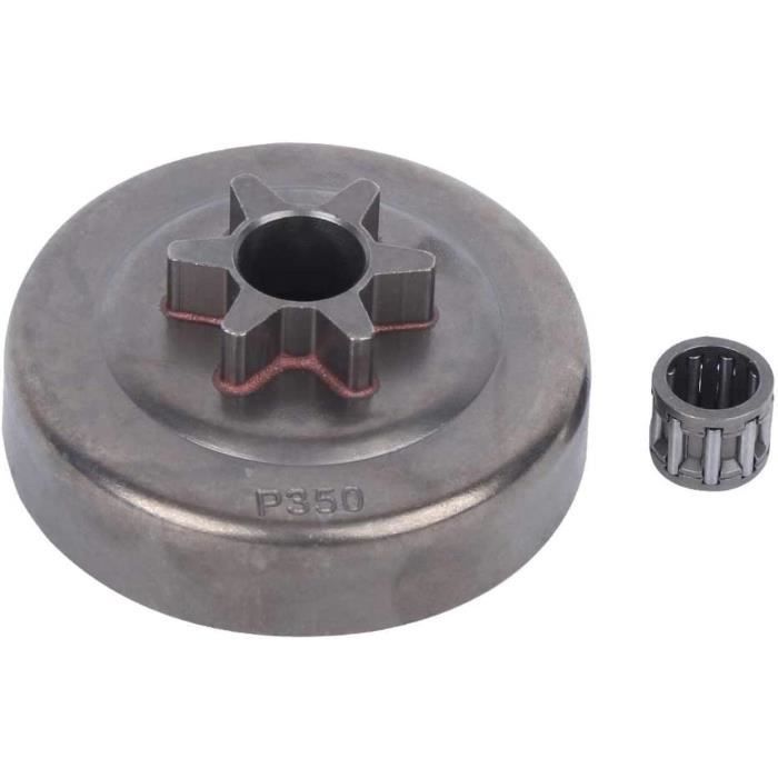 Tambour D'Embrayage à Chaîne 3/8 -7T Avec Roulement à Aiguilles Pour Husqvarna 55 Rancher, 51, 262XP, 254 - Réf. 503453902