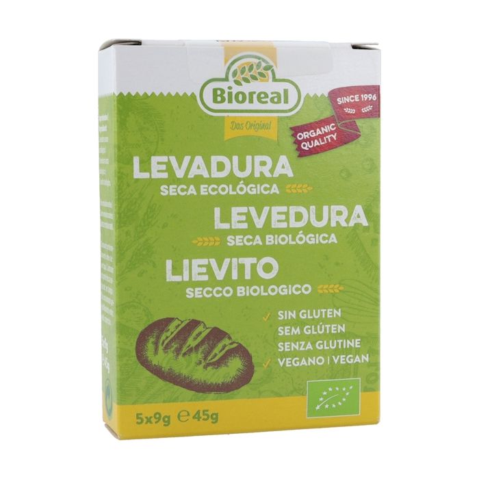 BIOREAL Levure sèche sans gluten Eco 5 sachets de 9g Cdiscount Au