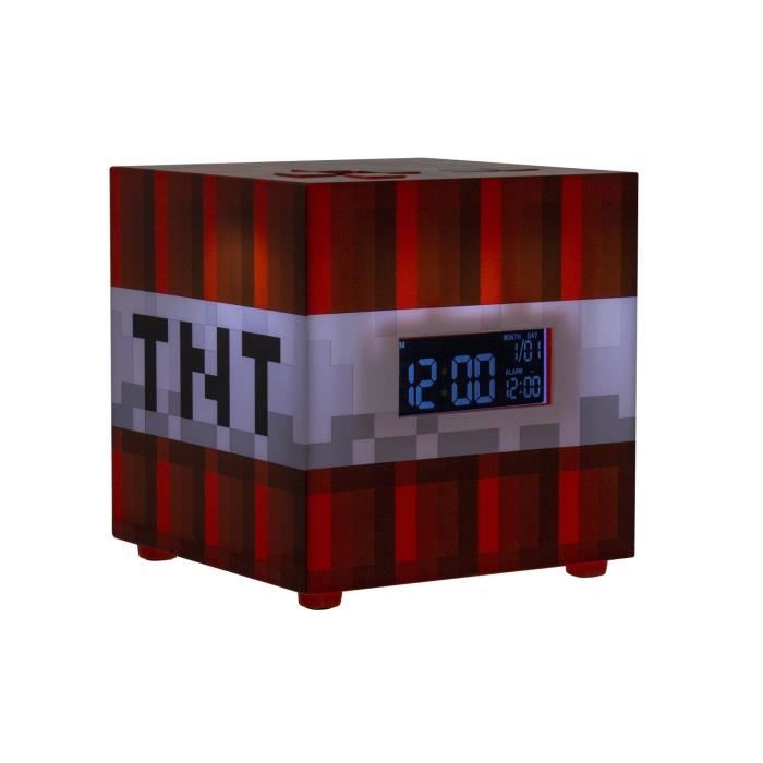 Minecraft - Réveil matin TNT - Cdiscount Maison