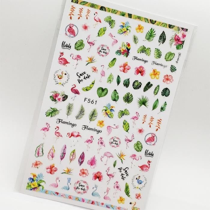 Beige Autocollants 3d Pour Ongles 2 Pieces Flamand Rose Noix De Coco Fruits Decorations Pour Nail Art Feuille D Aluminium Cdiscount Au Quotidien