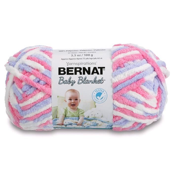 Bernat 65 m 100 g Petit Polyester Couverture pour bébé Boule de Fil Bleu bébé 