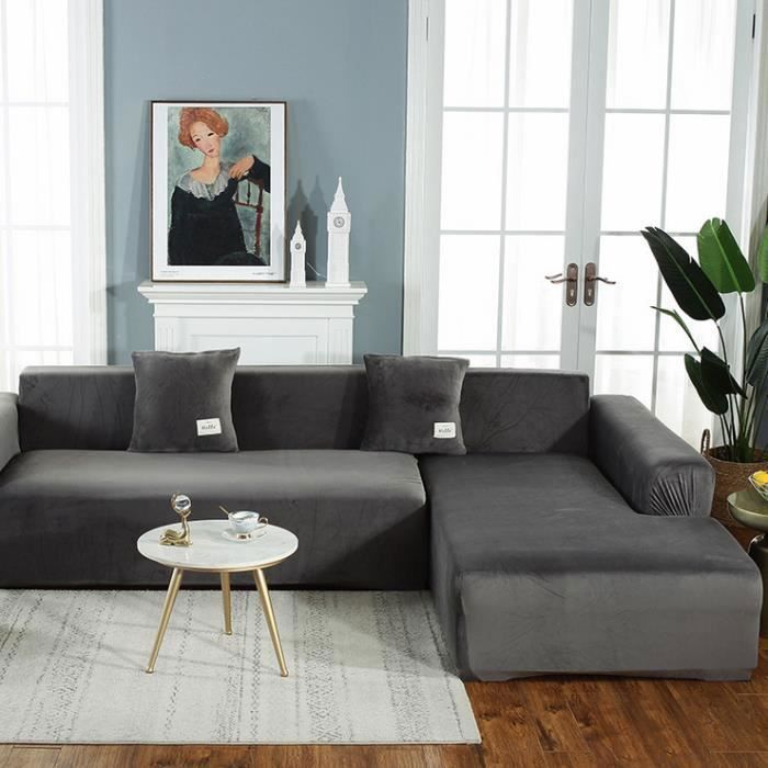 segment module parts Housse de canapé de protection 3 + 2 places en L d'angle en polyester pour meubles de maison douce luxueuse - Gris - Cdiscount Maison segment module parts Housse de canapé de protection 3 + 2 places en L d'angle en polyester pour meubles de maison douce luxueuse - Gris - Cdiscount Maison