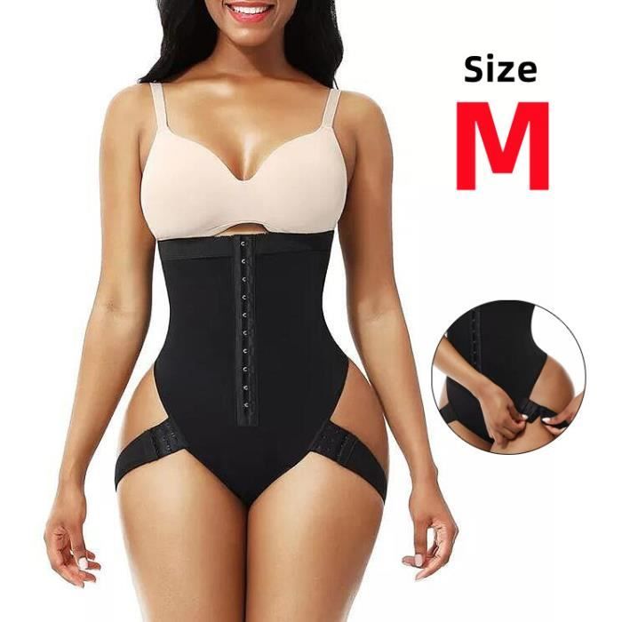 Ceinture de Sudation,Femme Gaine Amincissante Ajustable,Ventre Plat Corset Minceur,Serre-Taille Body Sculptant,Haute Shapewear,M