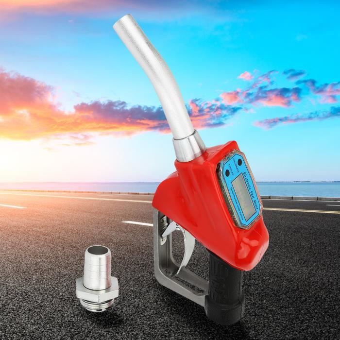 Compteur électronique Distributeur carburant Buse Pistolet d'alimentation en huile (avec batterie)-CWU