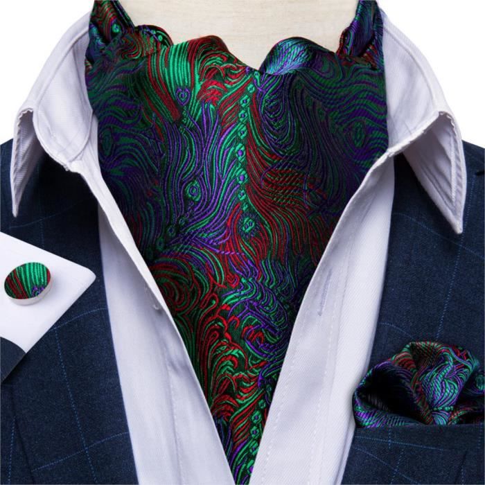 Cravate Vintage En Soie 100% Ted Lapidus Pour Homme - Occasion