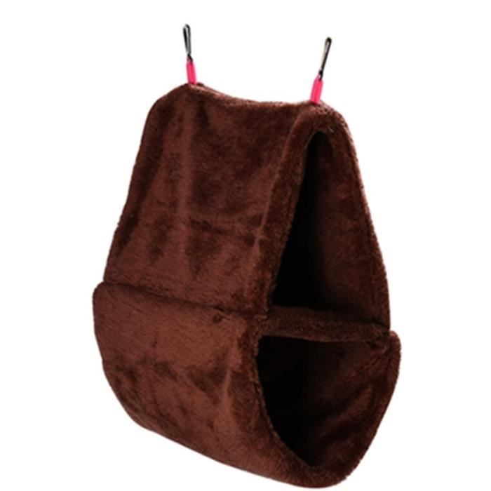 Nid Douillet En Peluche Pour Oiseaux – Hamac Cage, 17x17x10 Cm – Pour Repos, Nidification, Hiver