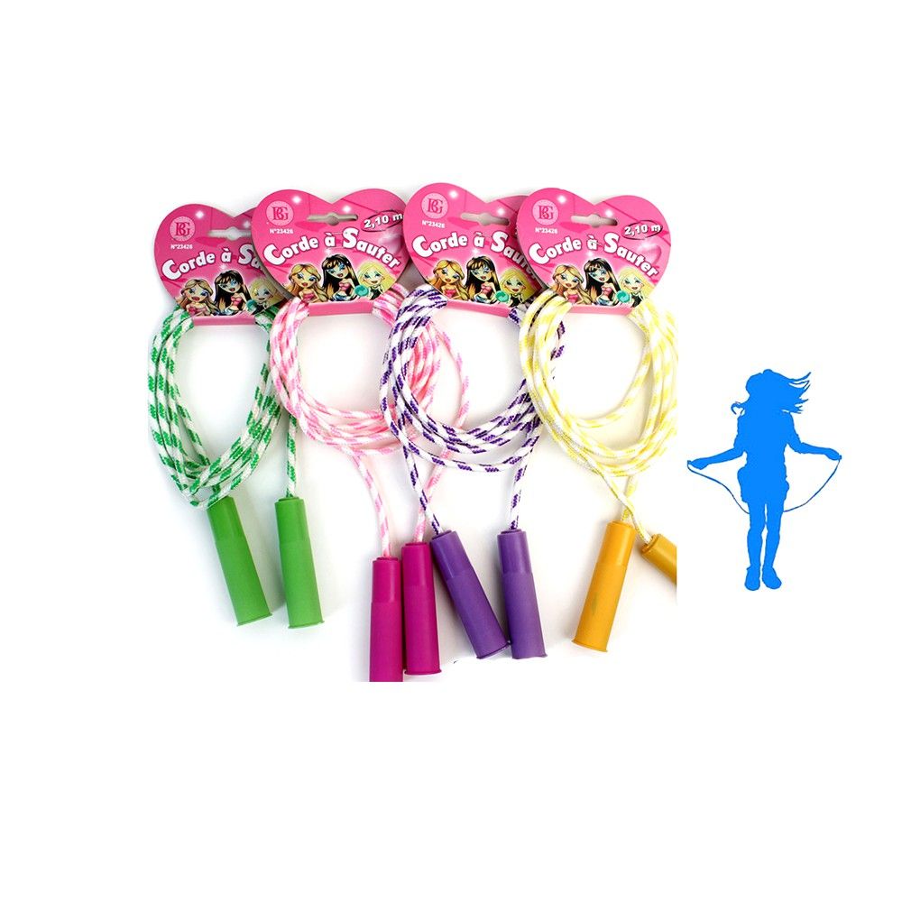 Corde à Sauter - BG - 210 M - PVC - Fille - A partir de 3 ans