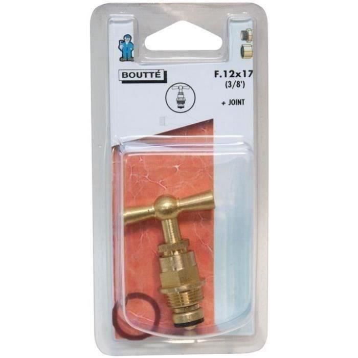 Tête de robinet - BOUTTE - 12x17 - Jaune - Or