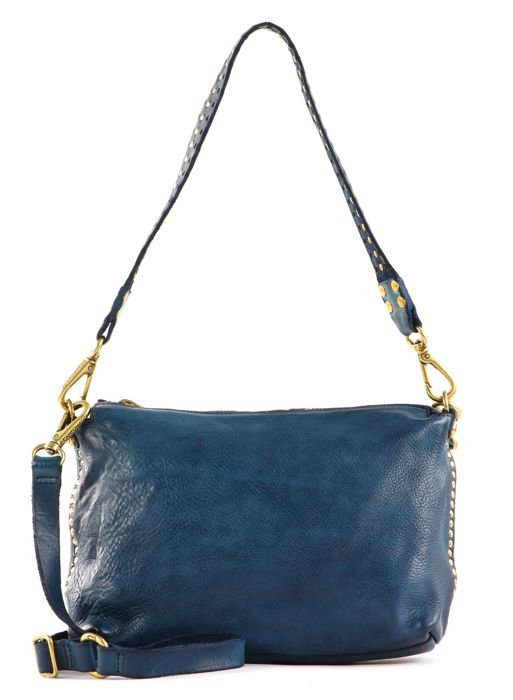 Sac à épaule CAMPOMAGGI En Cuir De Vache Cognac – Shoulder Bag Neuf Avec étiquettes