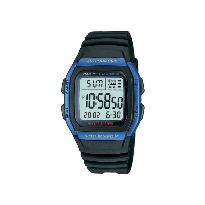 Montre - Casio - W96H-2AV - Quartz - Digital - Bleu