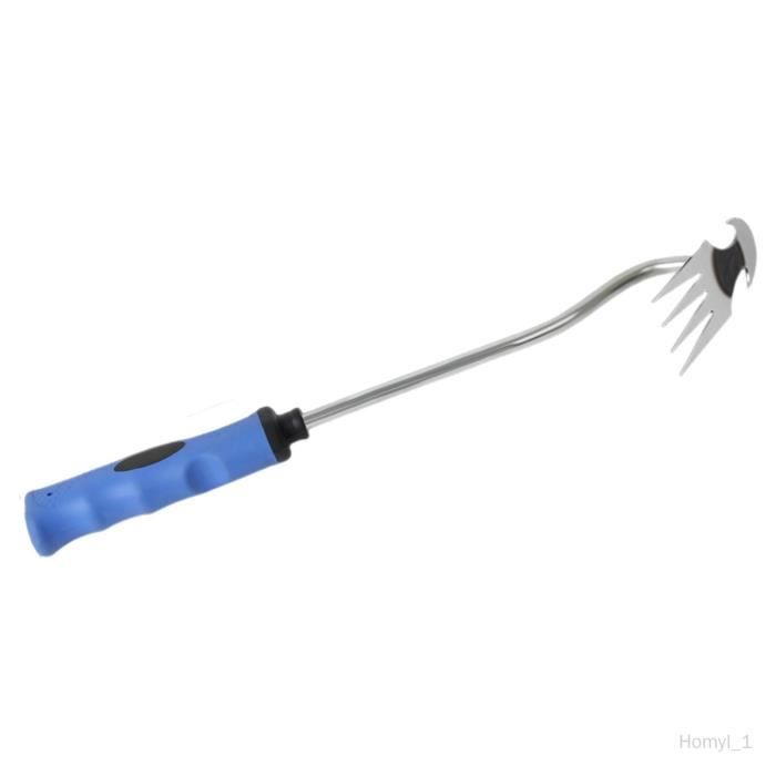 Désherbeur Manuel 4 Dents - Outil Jardin Acier Manganèse | Avec Gants Offerts