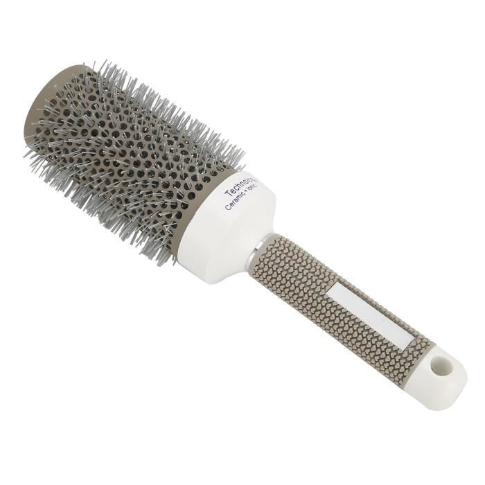 Brosse Ronde Cheveux Brushing Style Rouleau Ionique Poils En Nylon  Sèche-cheveux - Cdiscount Electroménager