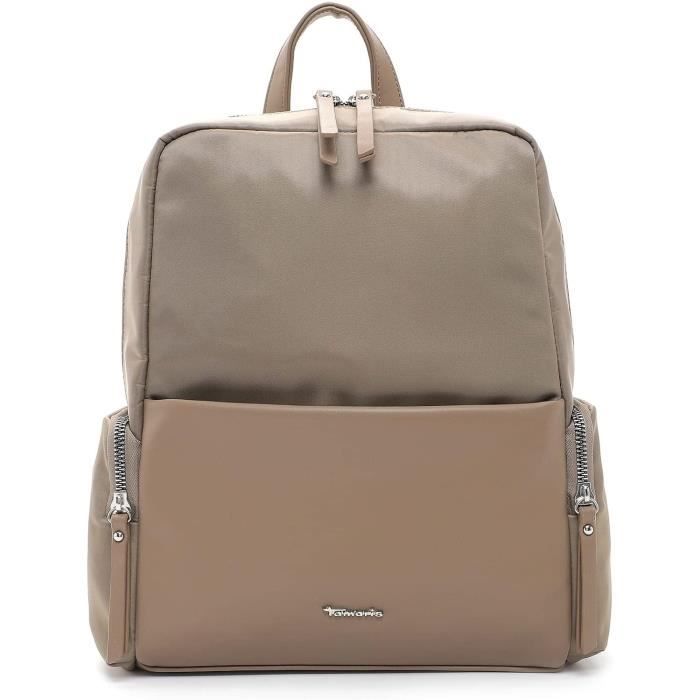 Tamaris Sac à Dos TAS Nele 32804 – Élégant Et Pratique, Look Cuir Véritable Uni Pour Femmes – Idéal Quotidien & Shopping