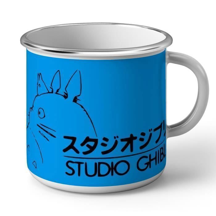 Mug En Métal Emaillé Studio Ghibli Hayao Miyazaki Manga Anime