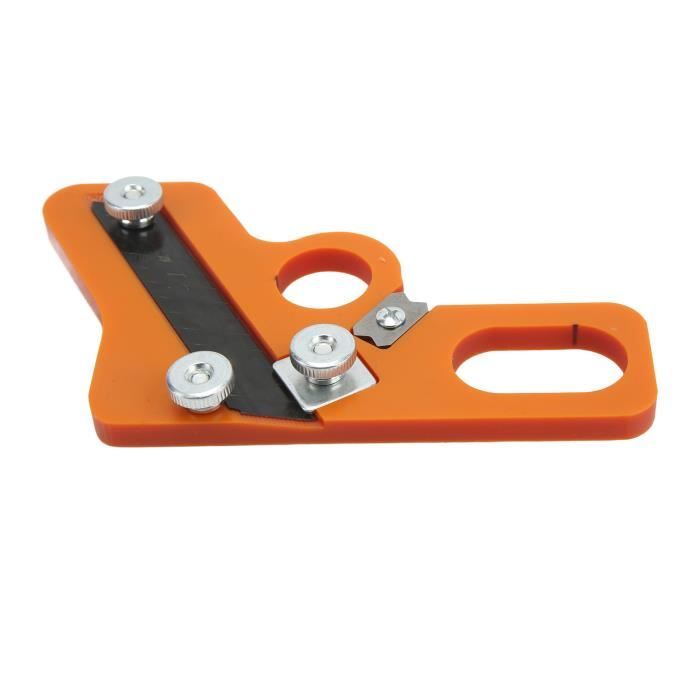 Coupe-Bordure Bois Manuel - Pour PVC, ABS, Mélamine, Placage - Lame Acier Rapid, Réglable - Alliage Aluminium