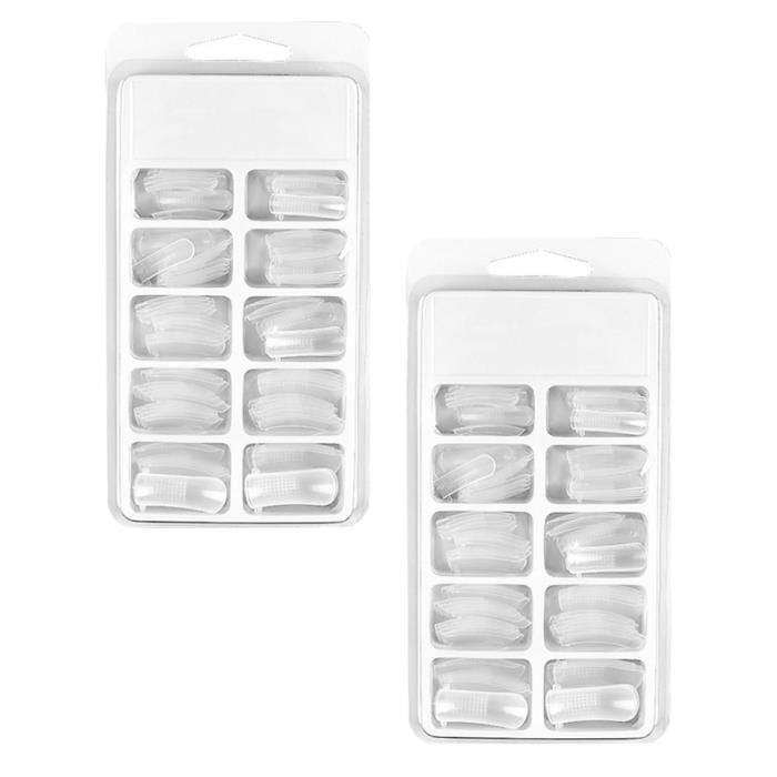 Conseils de clou French Manucure Faux artificiels Nails avec échelle