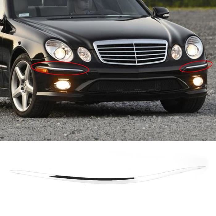 Lot De 2 Garnitures Chromées Pour Calandre Avant Fiat 500 - 2007-2015 - Amélioration Esthétique, Facile à Coller