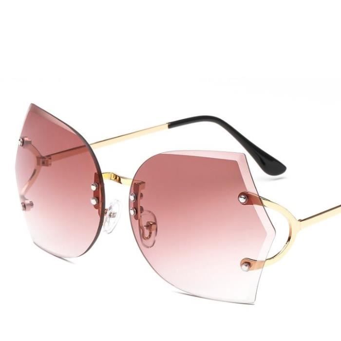 KLASSNUM-Lunettes De Soleil Vintage Ovales Sans Monture Pour Hommes Et Femmes, Design De Marque De Luxe, Lunettes De Soleil Punk, Lunettes De Conduite, Nuances UV400