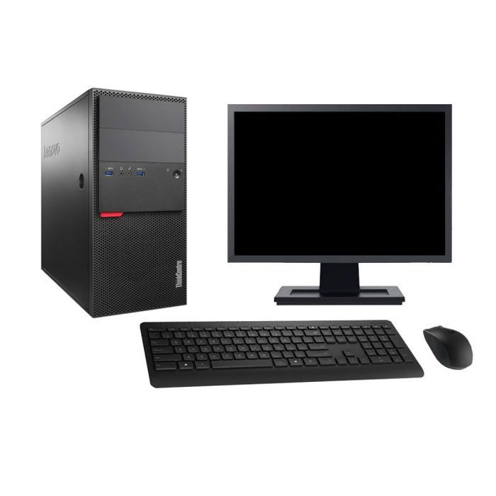 PC Tour Lenovo M800 Ecran 22 Core i3-6100 RAM 64Go Disque 500Go Windows 10 Wifi - Lenovo