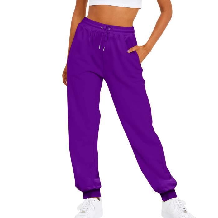 Pantalon de Sport Femme - Mode 2023 - Running Fitness Training - Violet  Violet - Cdiscount Sport