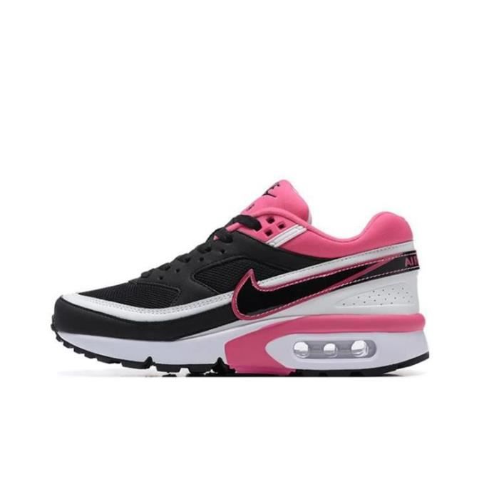 Nike Air Max BW chaussures de course Rose noir Cdiscount Chaussures
