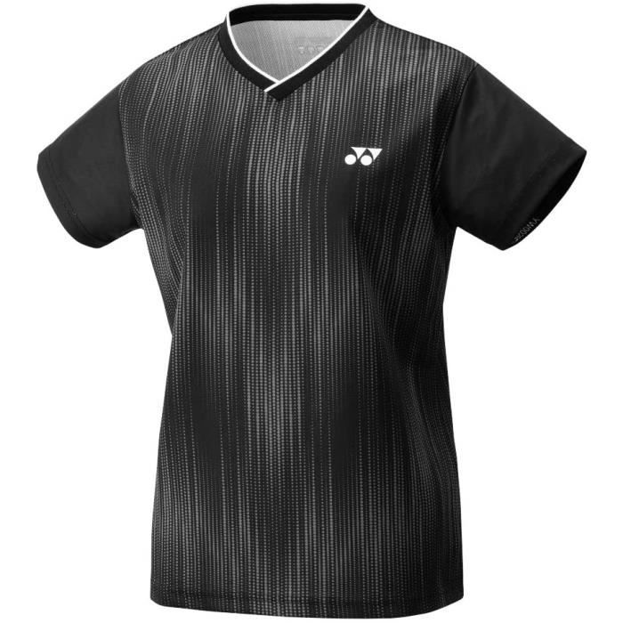 tee-shirt de sport yonex crew neck pour femmes - noir - tennis