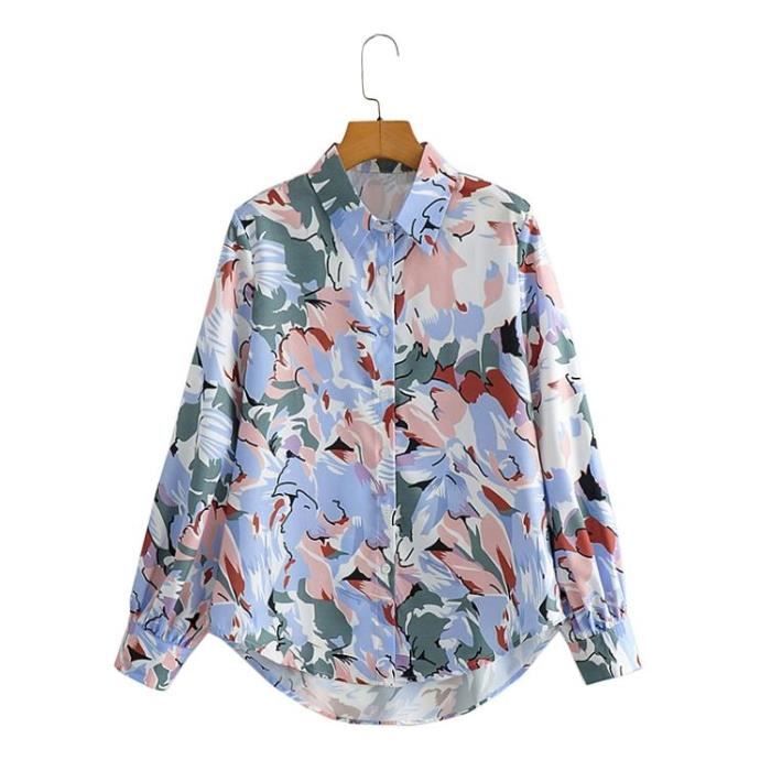 Chemisier Femme Satin Manches Longues Col Noué - Coupe Ample Élégante | Pour Bureau, Soirée, Business | Taille S-2XL
