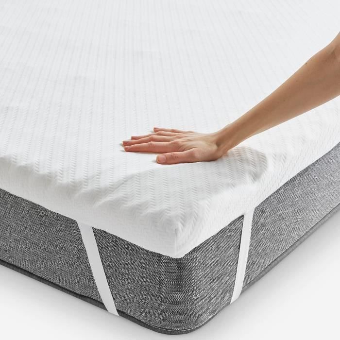 Surmatelas Memoire de Forme de Hôtel - Couvre Matelas Mousse à Mémoire - Topper de 7 cm dÉpaisseur200 x 200 cmRespirant et Hou Surmatelas Memoire de Forme de Hôtel - Couvre Matelas Mousse à Mémoire - Topper de 7 cm dÉpaisseur200 x 200 cmRespirant et Hou