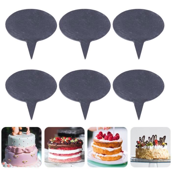 1 Sac 6 Pieces Ardoise Plante Arbre Fruitier Etiquettes Gateau Au Fromage Dessert Toppers Plateau A Fromage Cloche A Fromage Cdiscount Maison