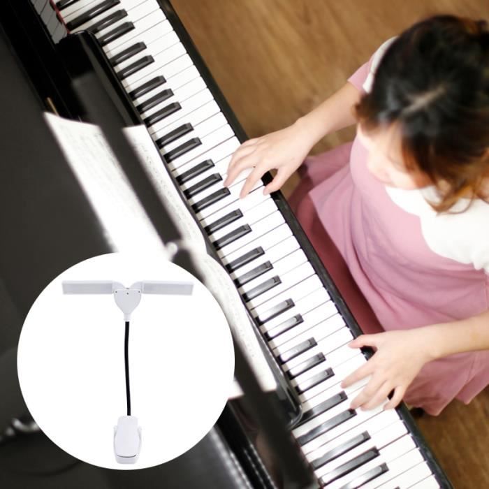 1pc Lampe à LED de piano Réglable de support de Partition de Musique  Tactile pupitre materiel de jeu - Cdiscount Instruments de musique