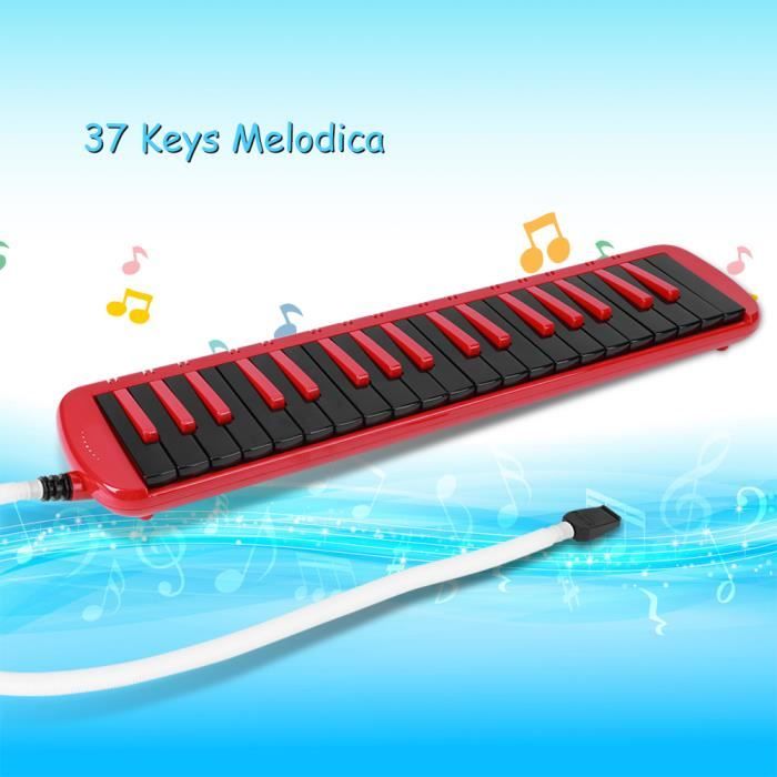 Pwshymi Mélodica chalumeau Mélodica Clé 37 Instrument de Musique à Vent