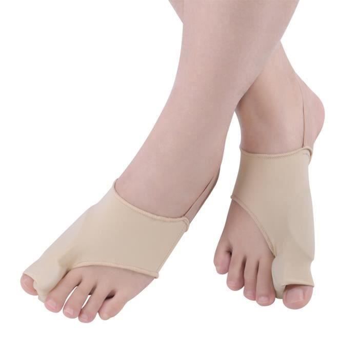 Paire D'orthèses Silicone Pour Orteils - Hallux Valgus (oignons), Taille Unique, Blanc - Neuf
