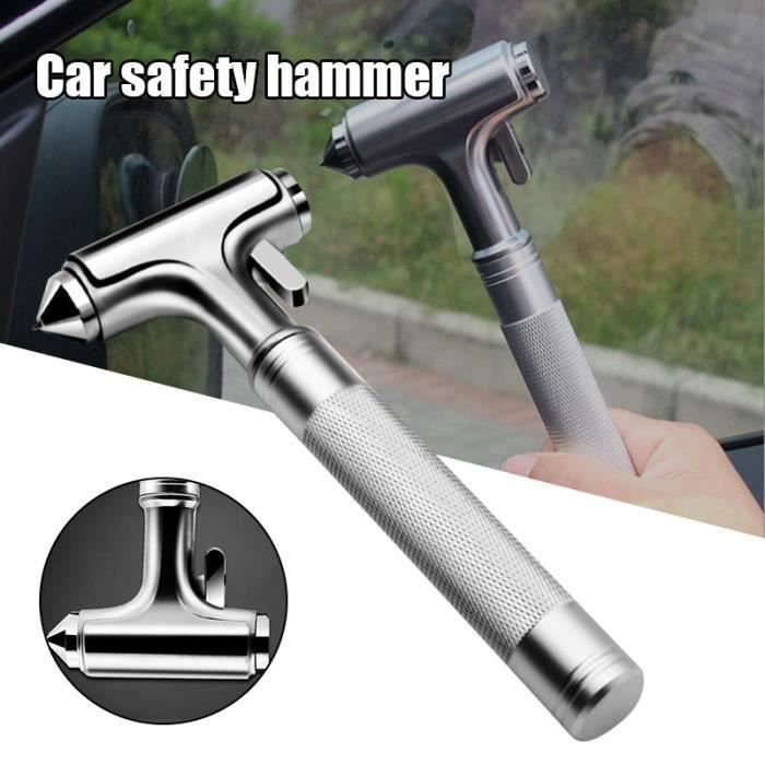 Safety Hammer Car - Brise-vitre de voiture - Coupe-ceinture de sécurité -  Marteau