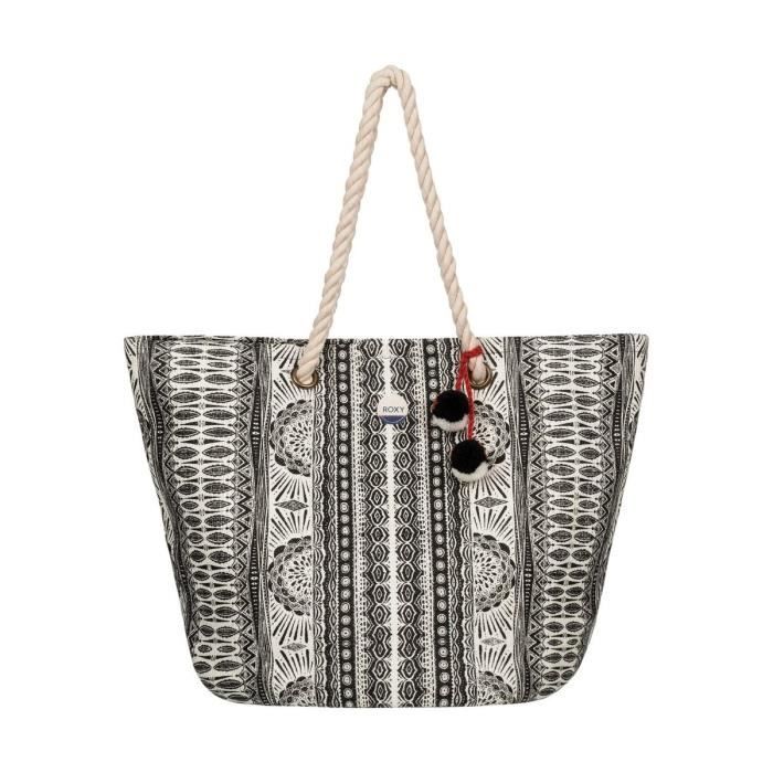 Sac de plage ROXY Femme Unique Noir Cdiscount Bagagerie Maroquinerie